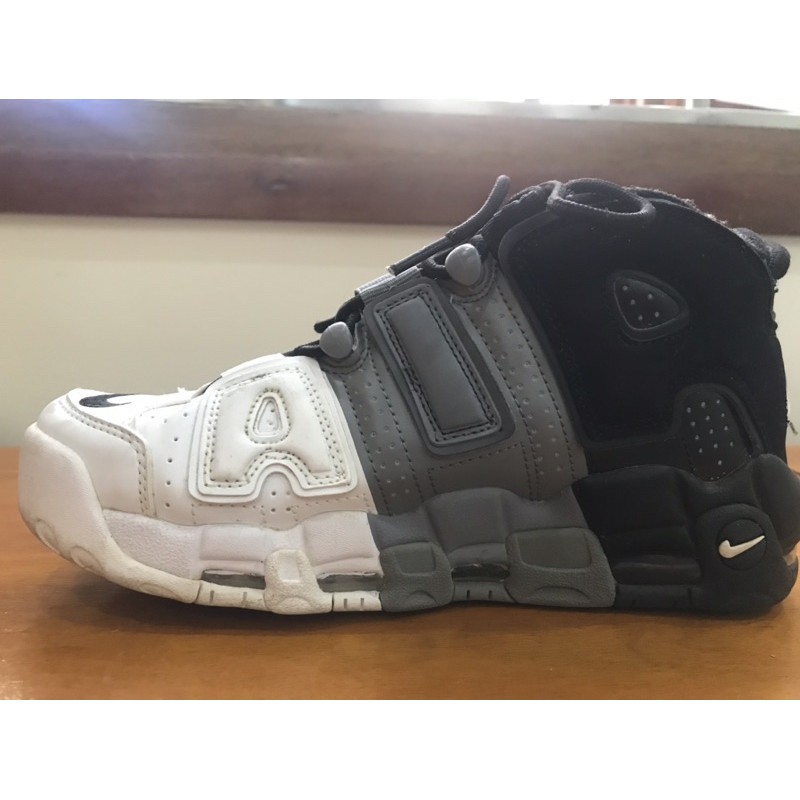 NIKE AIR MORE UPTEMPO 96 ĐEN XÁM TRẮNG