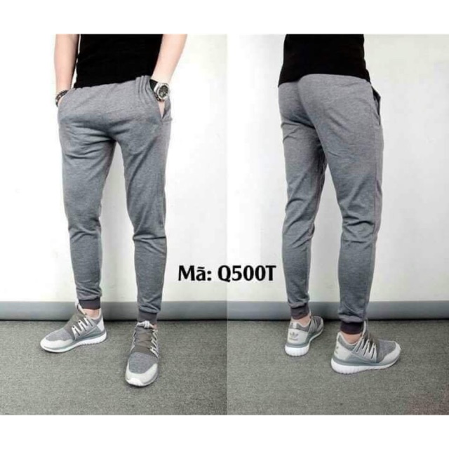 Quần jogger nỉ free size dưới 65kg