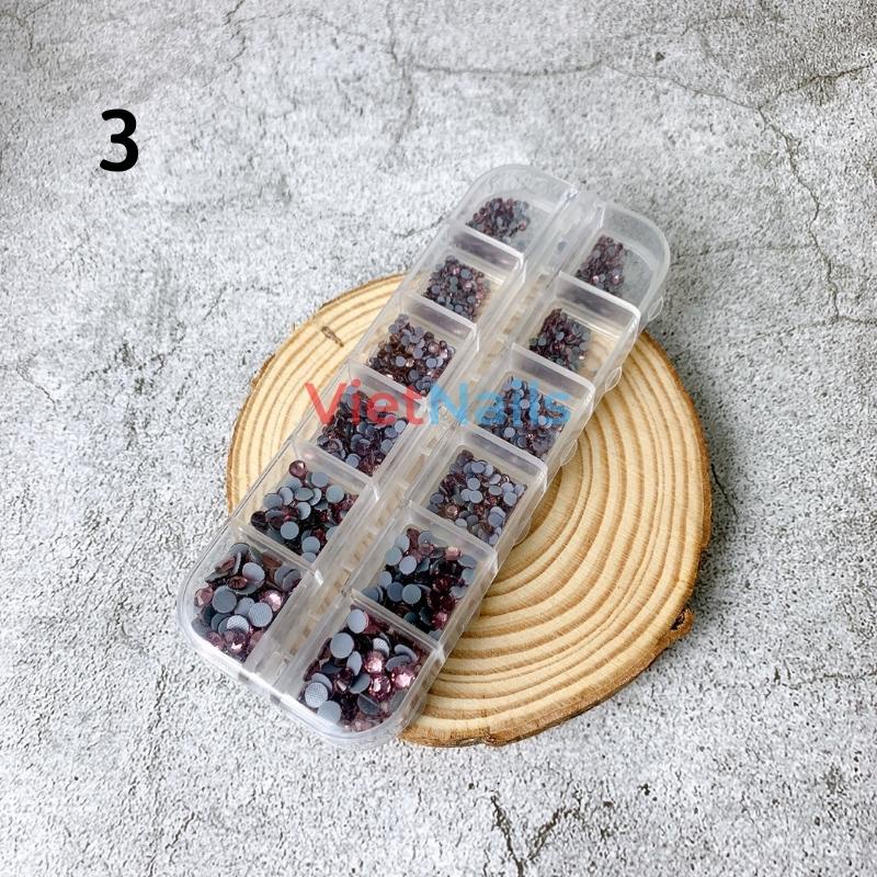 Khay Đá Chân Keo Mix Size 1440v Trang Trí Móng Tay