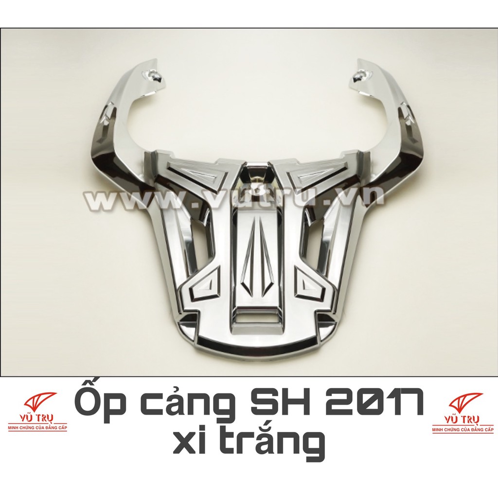 Ốp cảng sau xe SH 2017 xi trắng