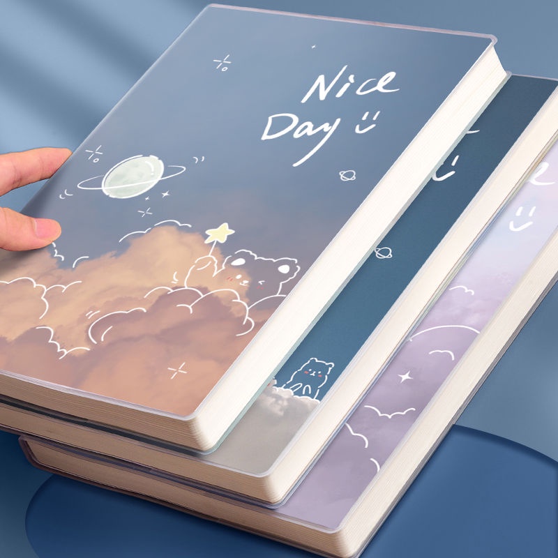 Sổ Tay Bìa Cao Su Dày Chống Thấm Nước Dành Cho Học Sinh Trung Học