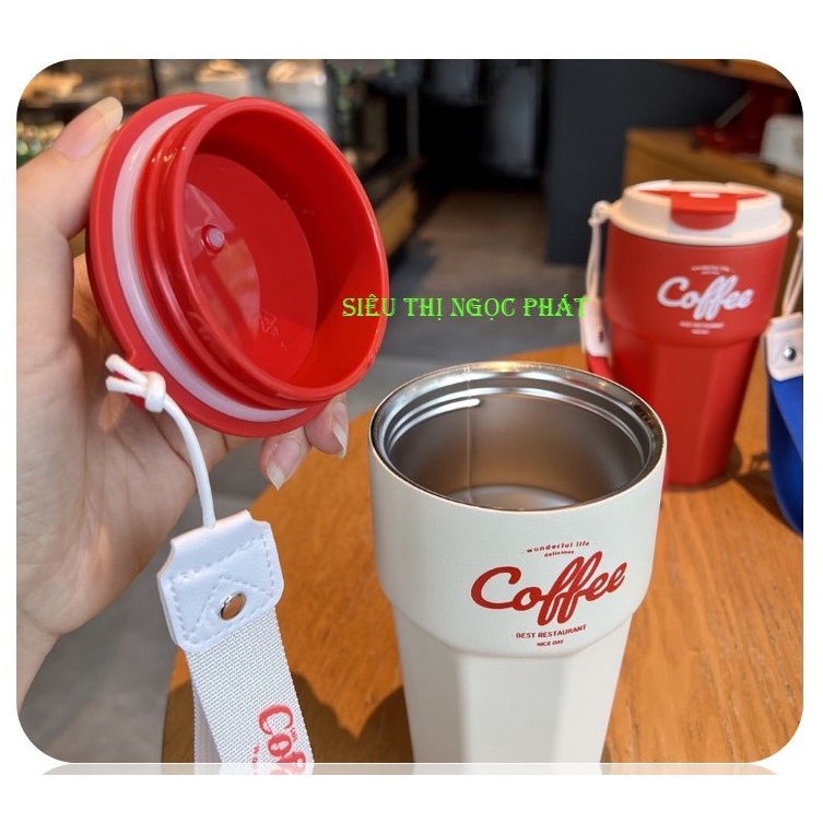 [SIÊU ĐẸP, SIÊU XỊN XÒ] Ly giữ nhiệt LEO COFFEE CUP 620ml_Rất phong cách