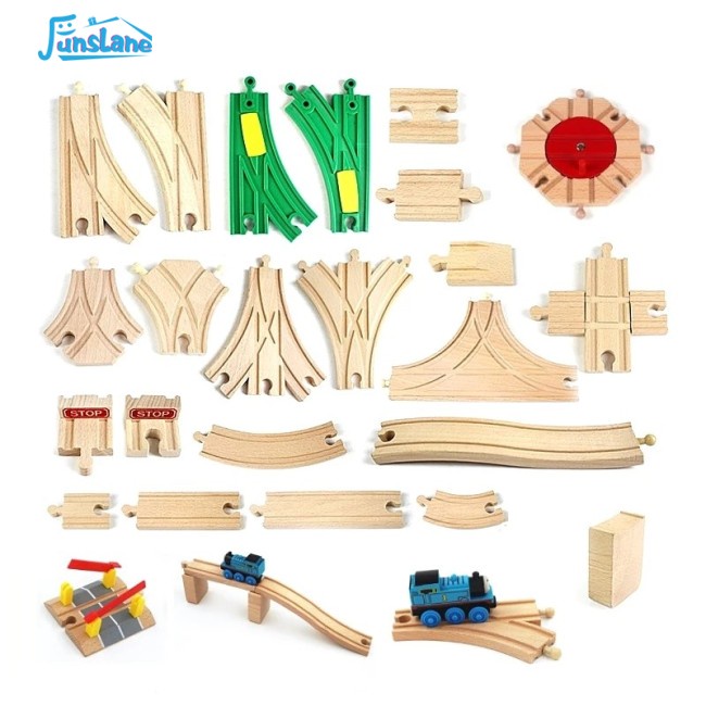 Đường ray xe lửa FUNSLANE bằng gỗ chất lượng cao