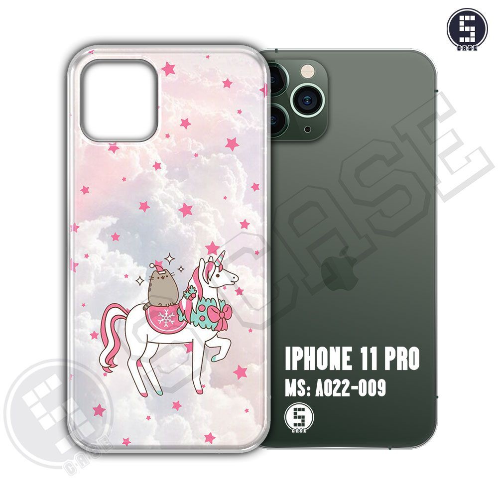 Ốp iPhone đủ các đời hình Cat Ride Unicorn A021-A030-009 (Chọn đời máy iPhone trong phân loại)