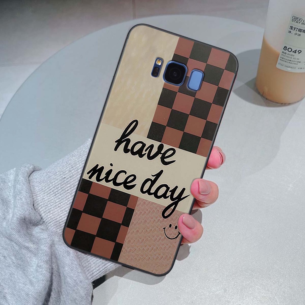 Ốp Samsung S8 / S8 Plus / S8+ caro trái tim cá tính, thời trang siêu đẹp, siêu phong cách