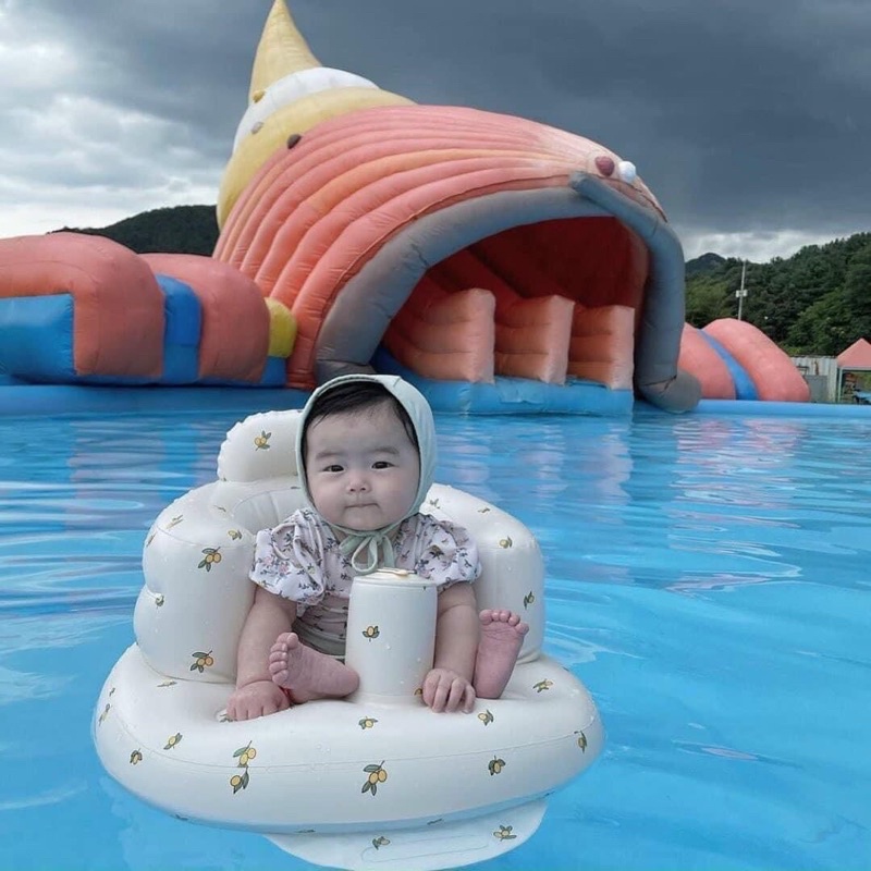 Ghế hơi tập ngồi cho bé Hàn Quốc hoạ tiết siêu xinh xắn dễ thương 𝐁𝐞𝐞𝐡𝐨𝐮𝐬𝐞