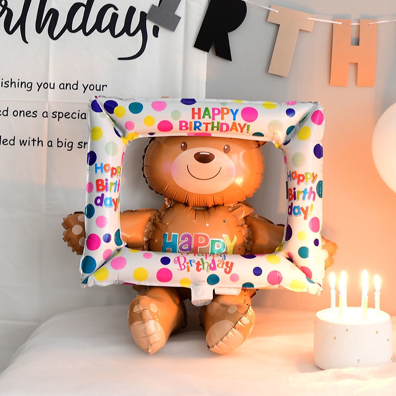 Đồ Chơi Hình Chú Gấu Ôm Chữ Love Xinh Xắn Trang Trí Tiệc Cưới / Sinh Nhật
