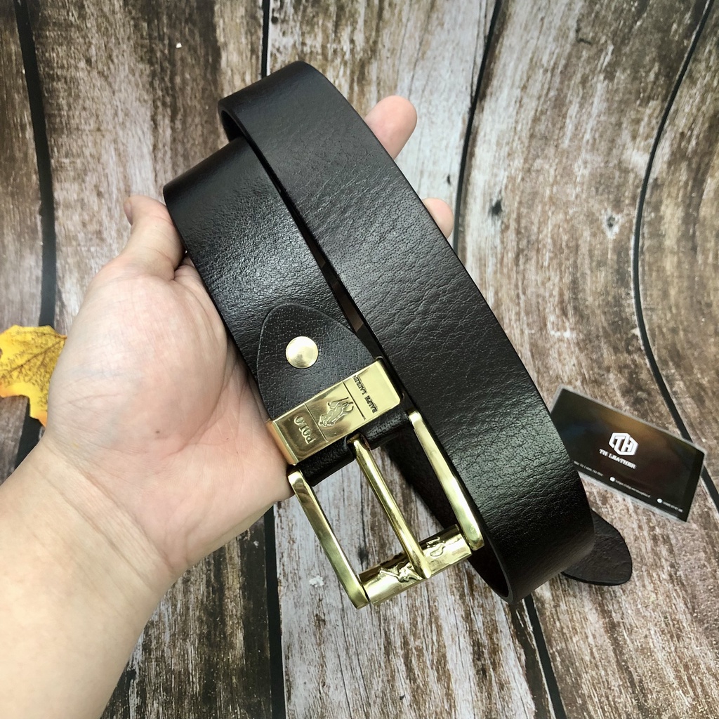 Thắt Lưng Nam Da Bò Nguyên Tấm Siêu Mềm, Dây Lưng Da Nam Loại 1 Khóa Kim Đồng Nguyên Khối, Dây Nịt Nam  - BH 24