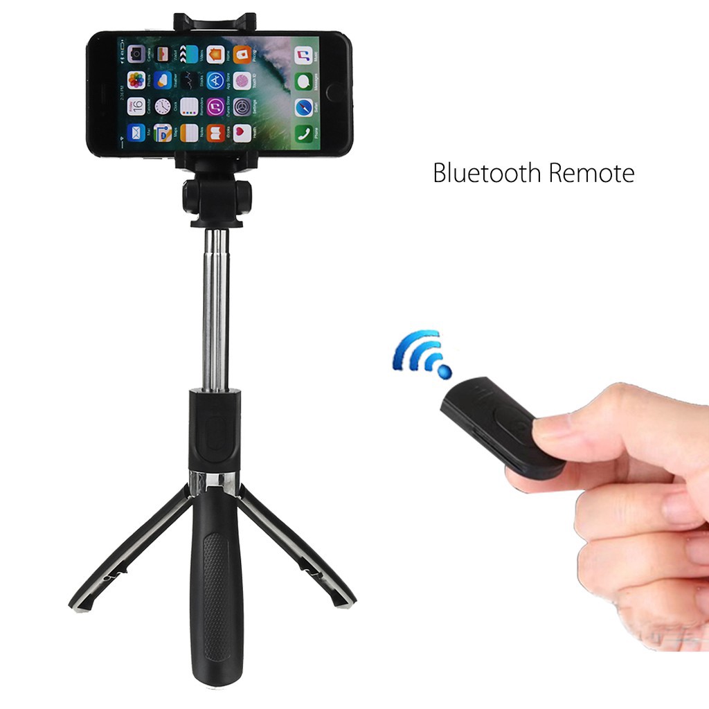 Sale 70% Gậy selfie kiêm giá đỡ cho điện thoại  kết nối Bluetooth , Black(Đen),L01 Giá gốc 223,000 đ - 110B16