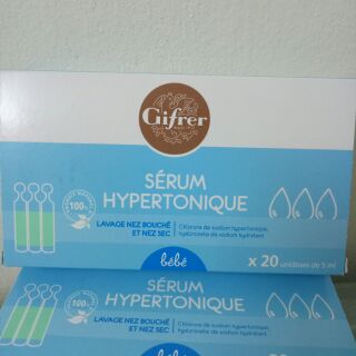 Nước muối kháng viêm tép vàng xanh Gifrer Pháp