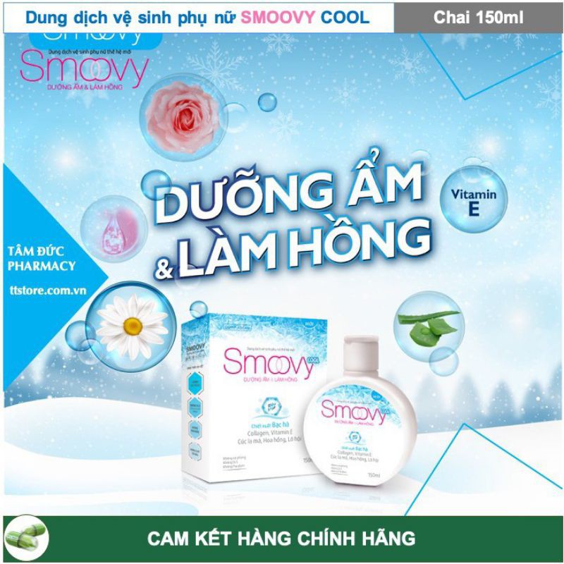 Dung dịch vệ sinh Smovy thoáng sạch làm hồng vùng kín