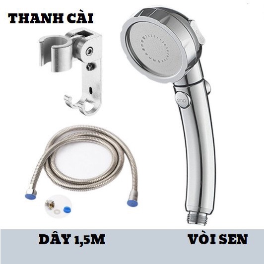 Vòi Sen Nóng Lạnh Vòi Sen Tăng Áp Điều Chỉnh Lực Nước Chất Liệu Cao Cấp TITAN STORE