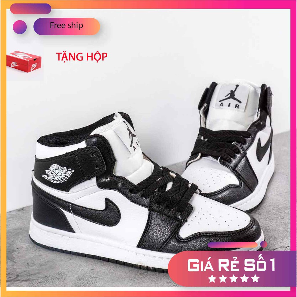 Giày thể thao jd1 High Twist ( Panda ) Đen Trắng, giày jd đỏ đen giày jd Cổ Cao Nam Nữ Hot Trend 2021 vtrắng