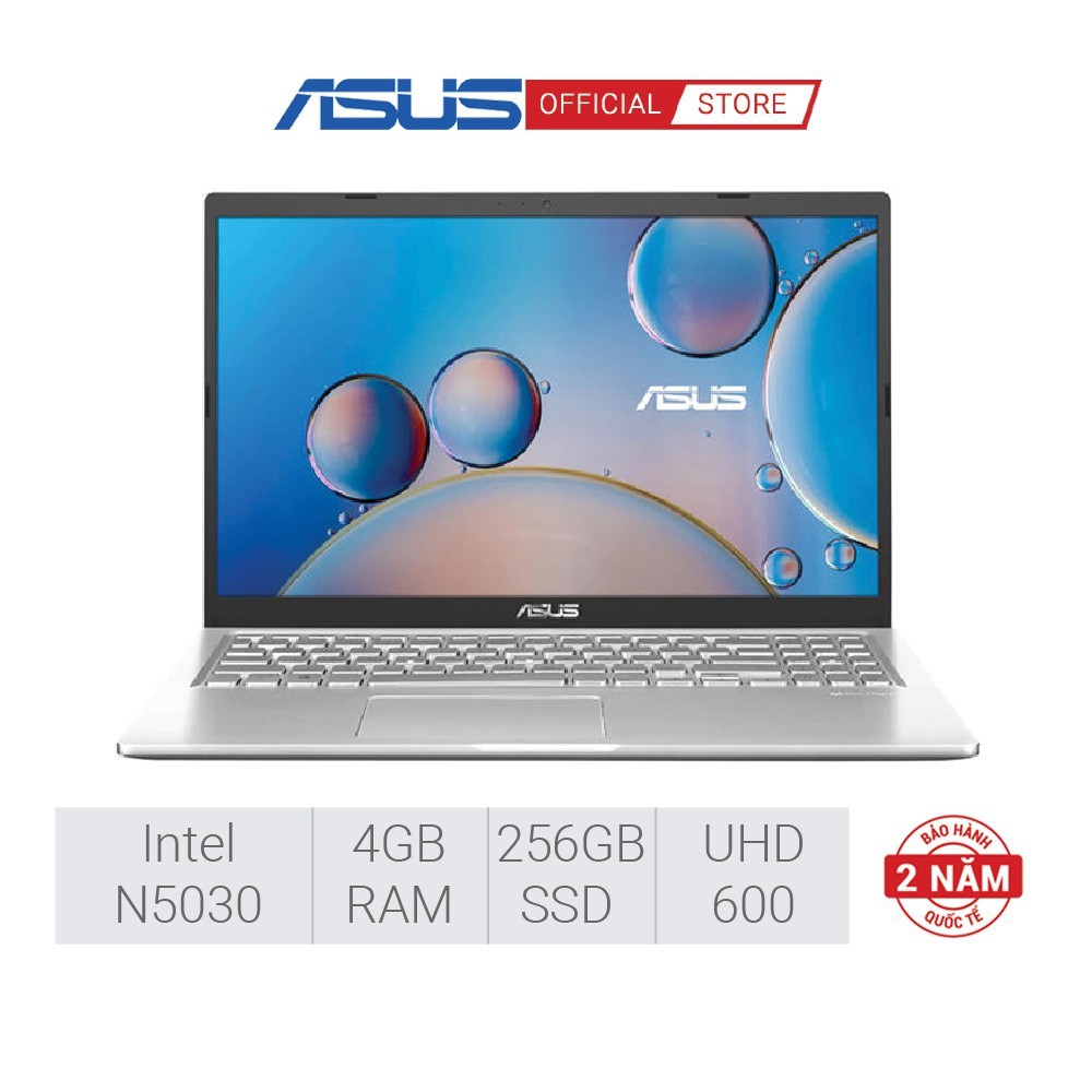 Laptop Asus X415MA-BV088T (Pentium N5030/RAM 4GB/256GB SSD/Intel® UHD/14.0 inch HD/Bạc/Win10)