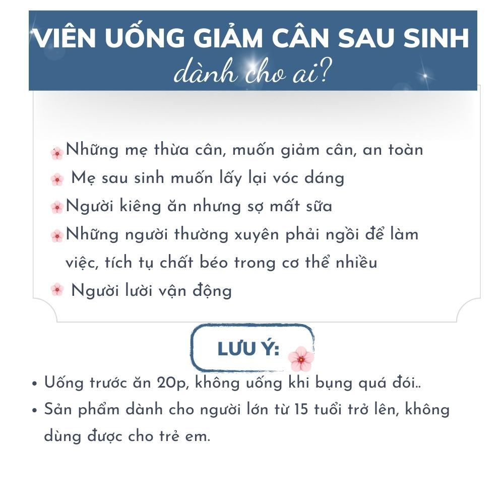 Viên uống giảm cân sau sinh hiệu quả an toàn cho mẹ Morigana Nhật bản 30 viên - Haki Japan