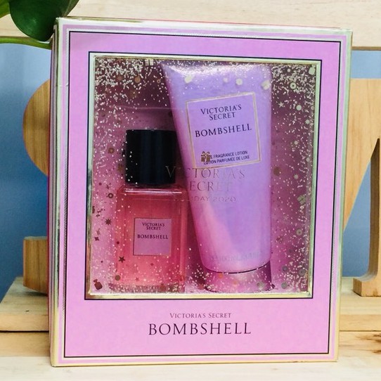 🌺Set Nước Hoa Và Dưỡng Thể Victoria’s Secret Very Sexy và Bombshell intense & seduction Gift Set Holiday 2020