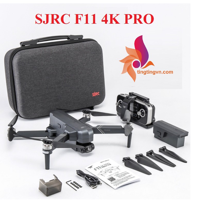 Flycam SJRC F11 4K PRO Gimbal 2 Trục & EIS Chống Rung Điện Tử - Phiên Bản Nâng Cấp Hoàn Hảo | BigBuy360 - bigbuy360.vn