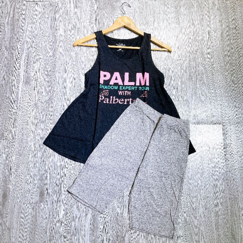 Sét bộ nữ áo ba lỗ và quần ngố siêu xanh cute giá rẽ bán chạy chuẩn hình