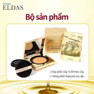 PHẤN NƯỚC TẾ BÀO GỐC ELDAS EG TOX AMPOULE CUAHION SPF 50/PA +++