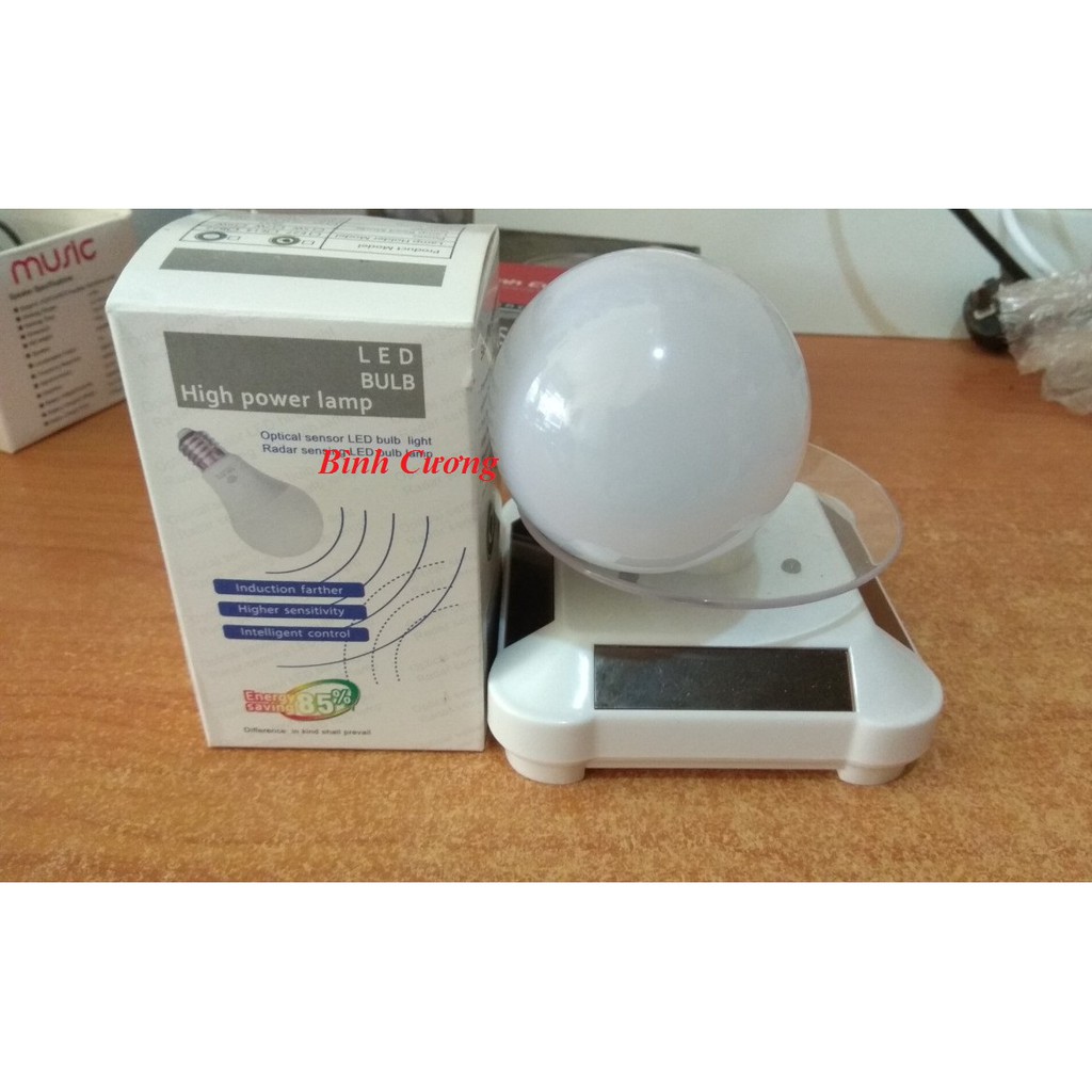 Bóng đèn Radar cảm ứng thông minh tự động bật tắt 5W