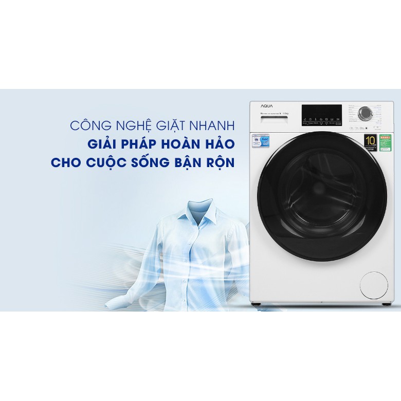 Máy giặt Aqua Inverter 9 kg AQD-D900F.W (Miễn phí giao tại HCM-ngoài tỉnh liên hệ shop)