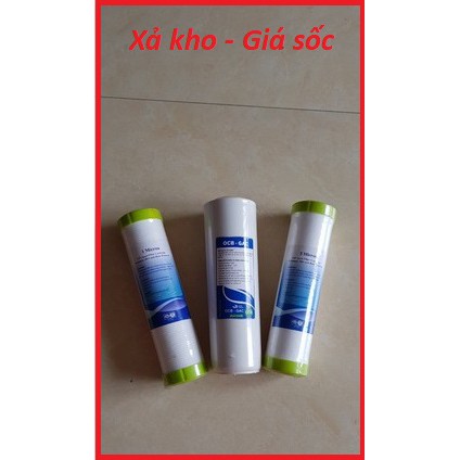 [Xả kho - Giá gốc] Combo 3 lõi lọc thô số 1 có đầu bịt/ Lõi lọc nước/ Lõi ro