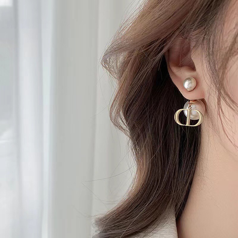 Khuyên Tai Đính Ngọc Trai Thời Trang Dành Cho Nữ