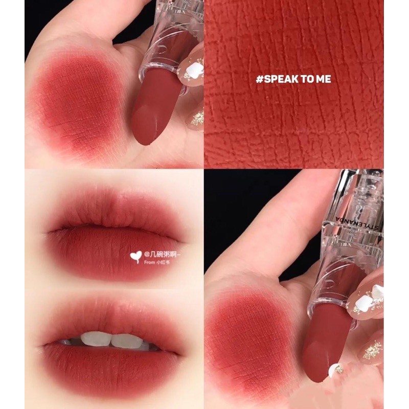 [HOT NEW][PHIÊN BẢN GIỚI HẠN 3CE CLEAR LAYER EDITION] Son Thỏi Lì, Lên Màu Siêu Chuẩn 3CE Soft Matte Lipstick 3.5g