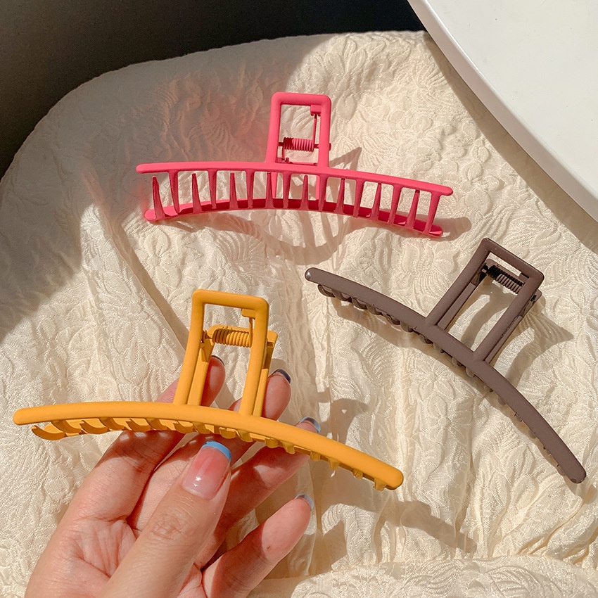 Kẹp Tóc Kim Loại Nhiều Màu Sắc Kiểu Dáng Hình Học Phong Cách Hàn Quốc Thời Trang