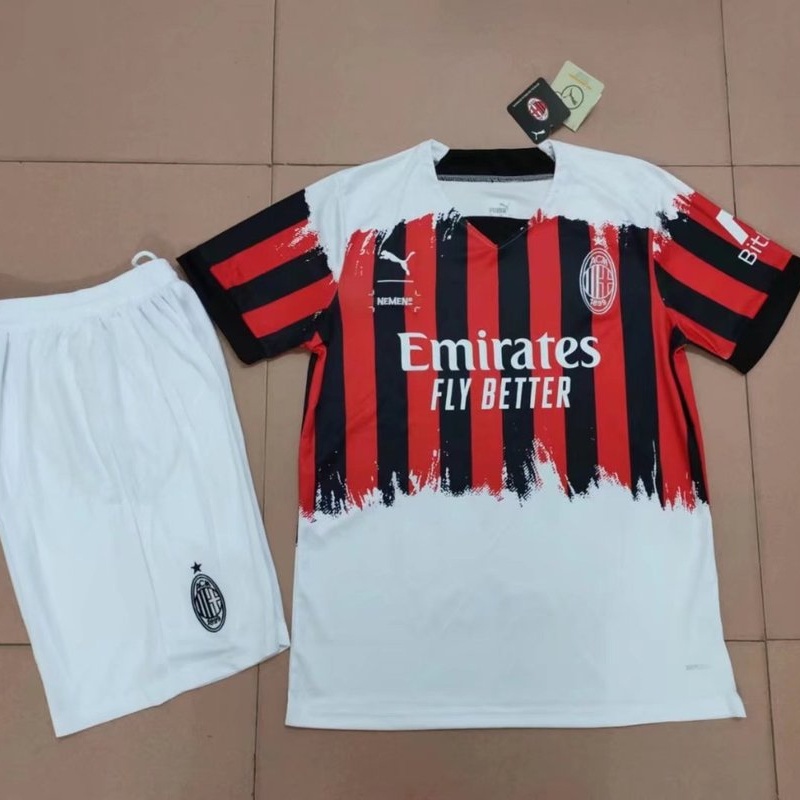 Bộ Quần Áo Bóng Đá Ba Món Tay Ngắn Size S-XXL 22-23AC