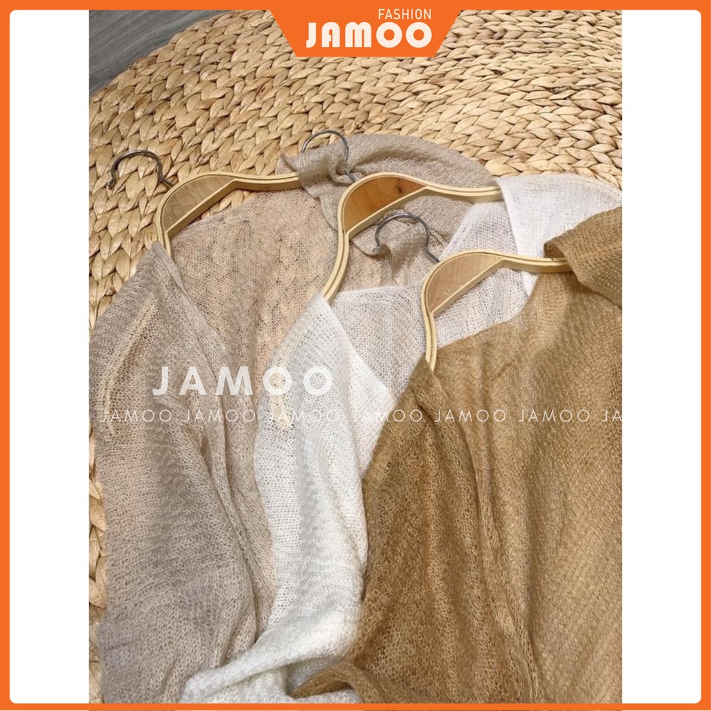 ÁO KHOÁC MỎNG ĐI BIỂN , Áo cardigan len mỏng nữ JAMOO hàng Quảng Châu SIÊU ĐẸP | BigBuy360 - bigbuy360.vn