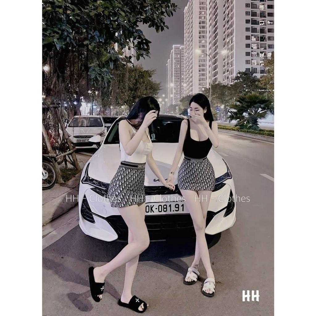 Set đồ nữ đi chơi sexy, set chân váy ôm dáng kèm áo 2 dây cực xinh tôn dáng chuẩn