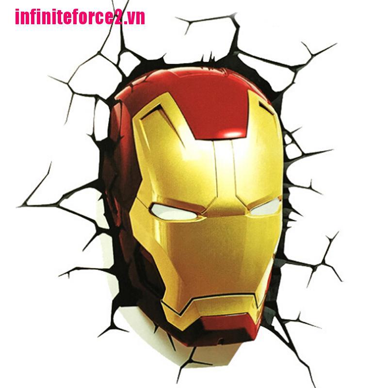 VN 1 Sticker Siêu Anh Hùng Avengers 3d Trang Trí Xe Hơi