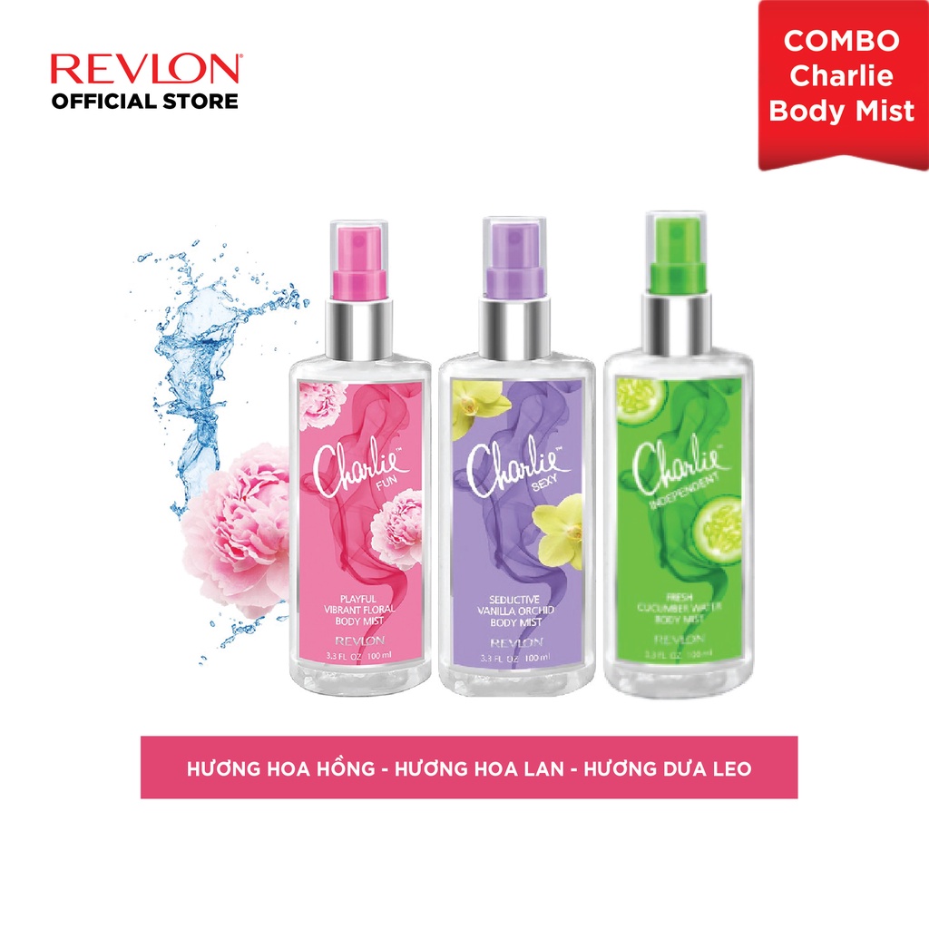 Xịt thơm toàn thân Revlon Charlie Body Mist 100ml