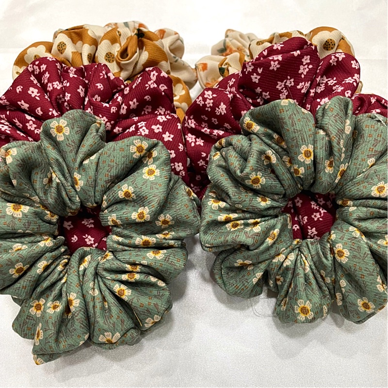 Dây buộc tóc Scrunchies Handmade tex nhung Nhiều mẫu