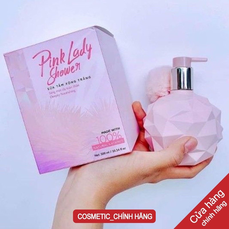 [CHÍNH HÃNG %] SỮA TẮM XÔNG TRẮNG PINK LADY 300ML