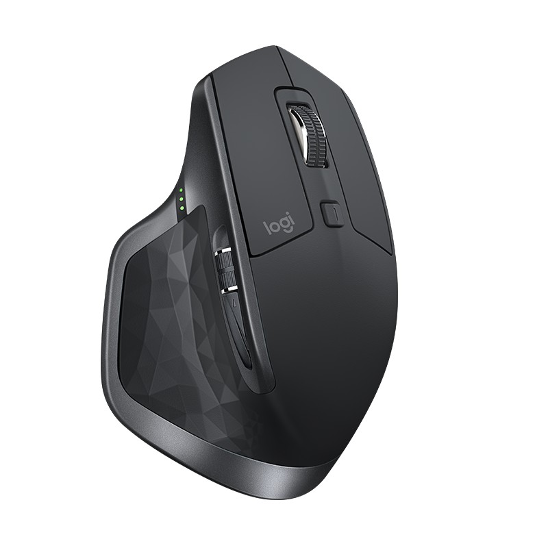 Chuột không dây Bluetooth + Wireless LOGITECH MX MASTER 2S Màu đen