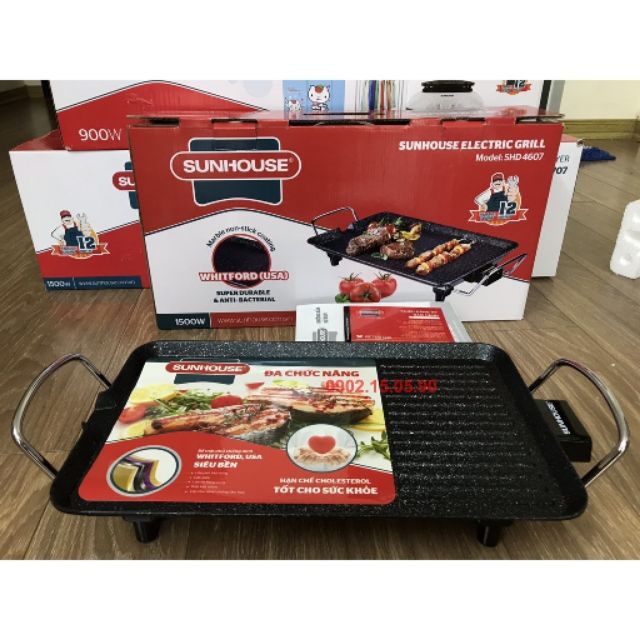 : Bếp nướng điện sunhouse HTD4607