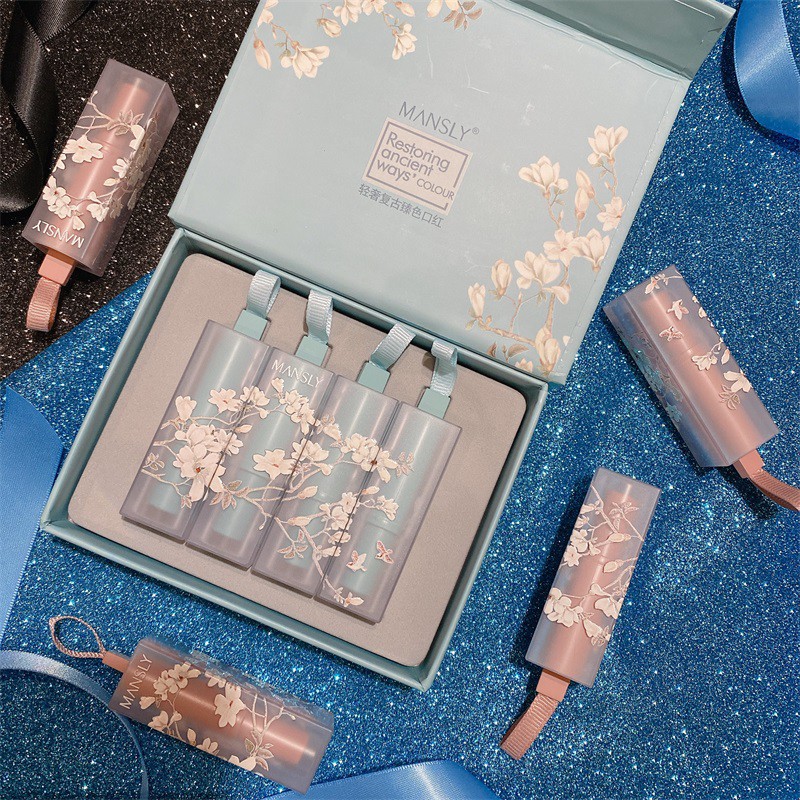 Bộ 4 cây son nhung lì hiệu MANSLY | BigBuy360 - bigbuy360.vn