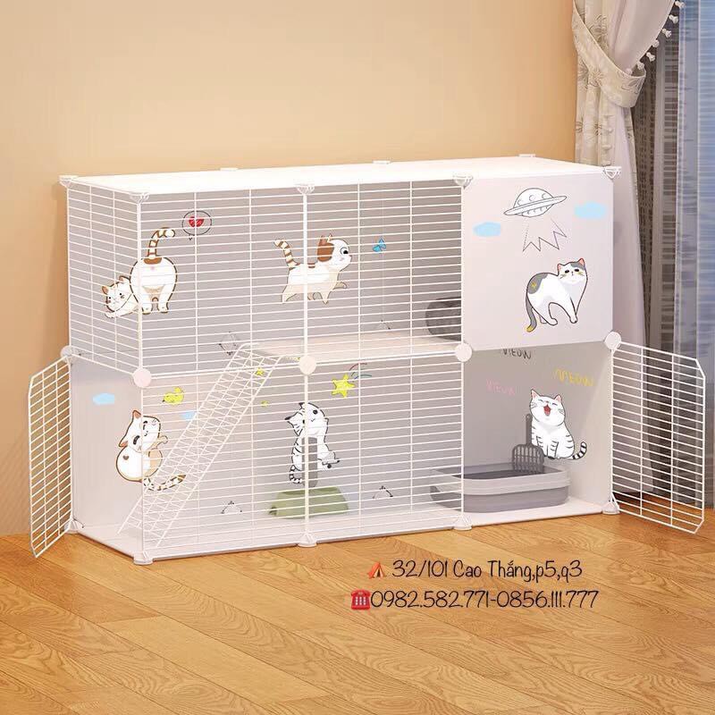 Chuồng quây lắp ghép cho thú cưng giá rẻ