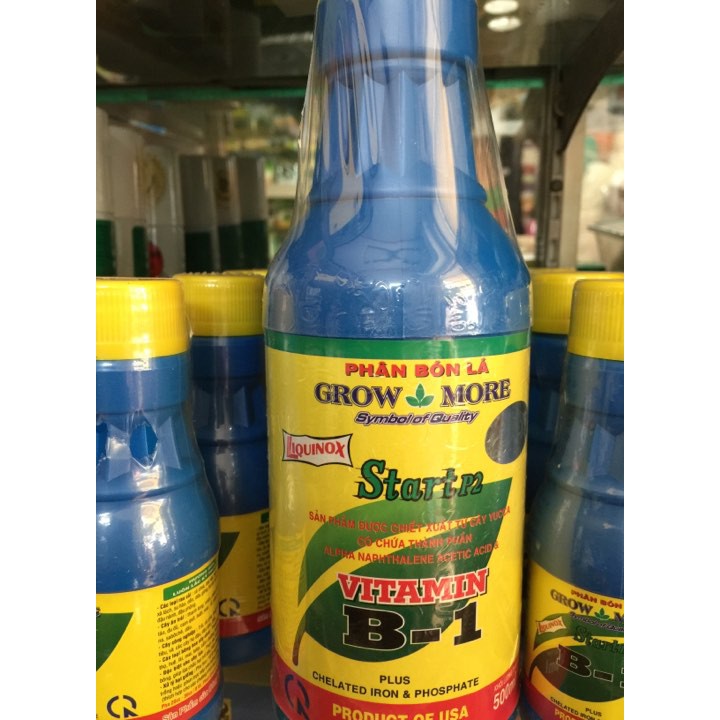 Vitamax B1 Growmore 500ml Phân bón lá giúp cây phát triển rễ, hấp thu tốt dinh dưỡng