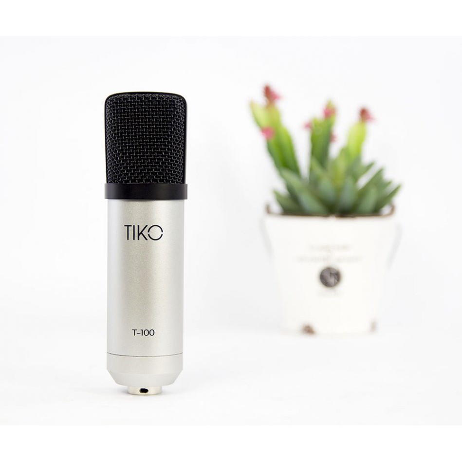 Mic thu âm TIKO T100 mic thu âm chuyên nghiệp 5v - Hàng chính hãng