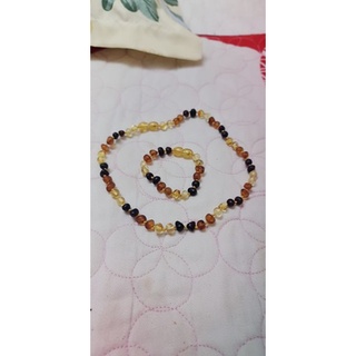 bộ vòng hổ phách amber cho bé