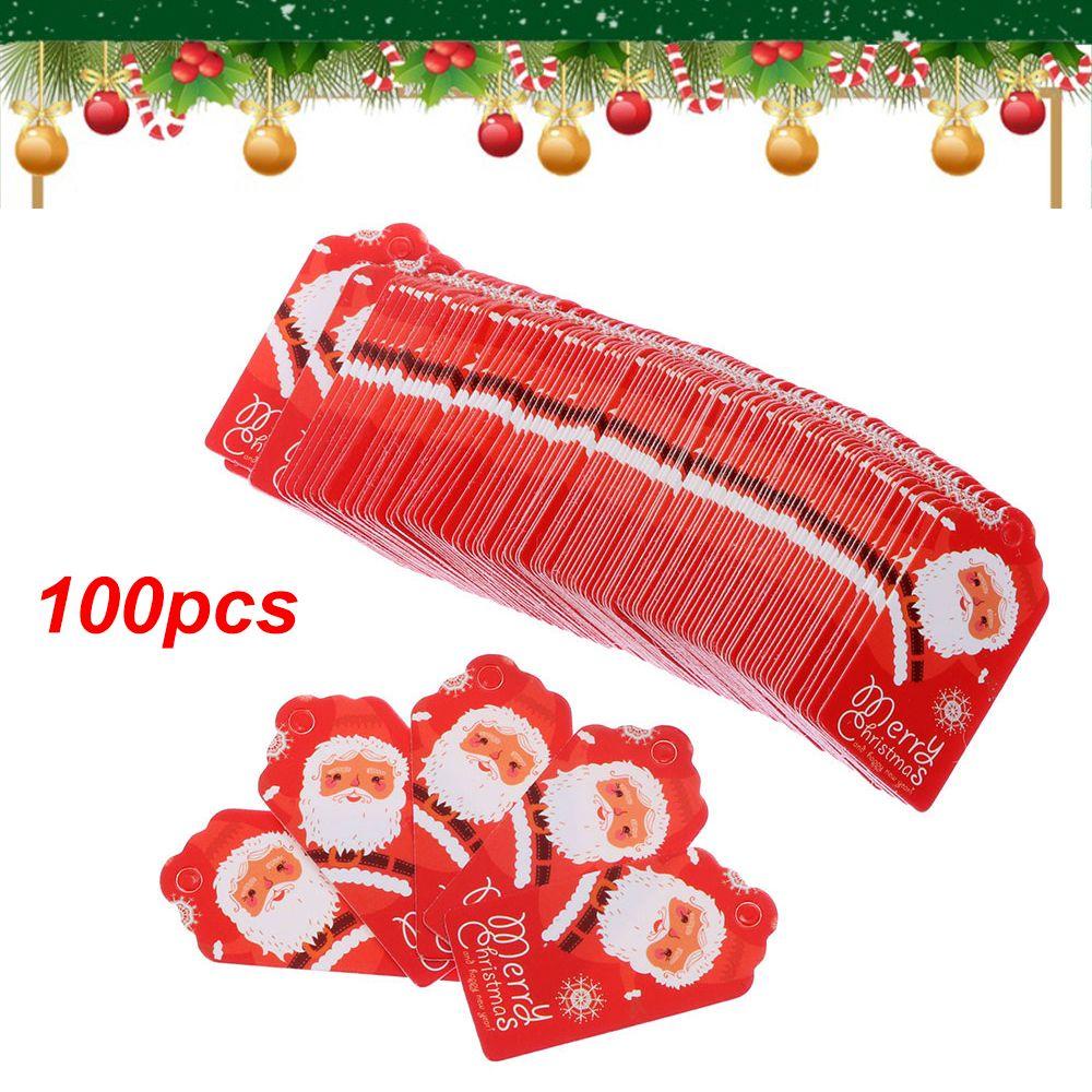 MAG Set 100 Thẻ Giấy Gắn Tên Giáng Sinh