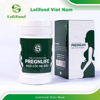 Ngũ Cốc Bầu Long Liên Siêu Dinh Dưỡng | Bột Ngũ Cốc Lợi Sữa Sau Sinh Pregnlife (500gr), Dinh Dưỡng Cho Bé | LoliFood
