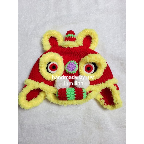 Nón len đầu lân cho bé