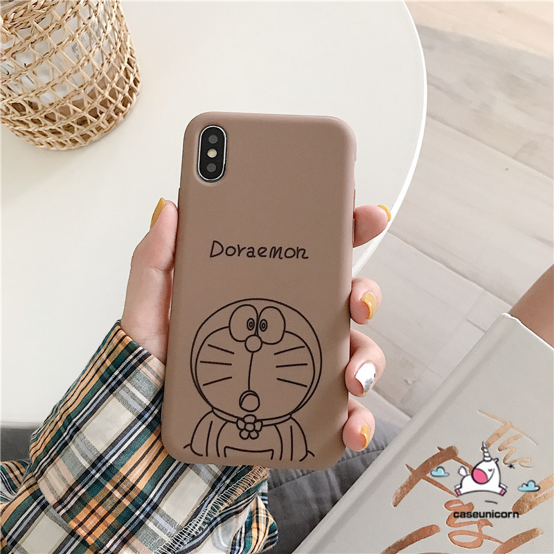 Ốp điện thoại dẻo TPU in hình Doraemon kèm giá đỡ cho iPhone 11 Pro Max iPhone 6 6s 7 8 Plus X XR XS MAX | BigBuy360 - bigbuy360.vn