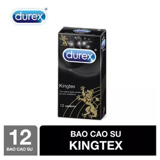 ✅ Bcs ÔM SÁT Durex Kingtex loại 12 cái - Phân phối chính thức