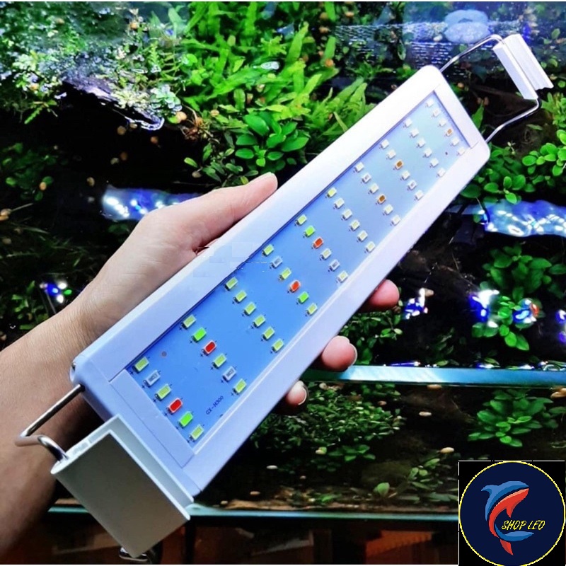 Đèn led WRGB 6 hàng led  - đèn bể thủy sinh - hồ cá cảnh - phụ kiện thủy sinh - shopleo