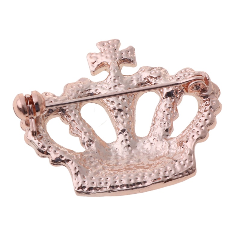 Ghim Cài Áo Hình Vương Miện Đính Đá Phong Cách Vintage Dành Cho Nữ